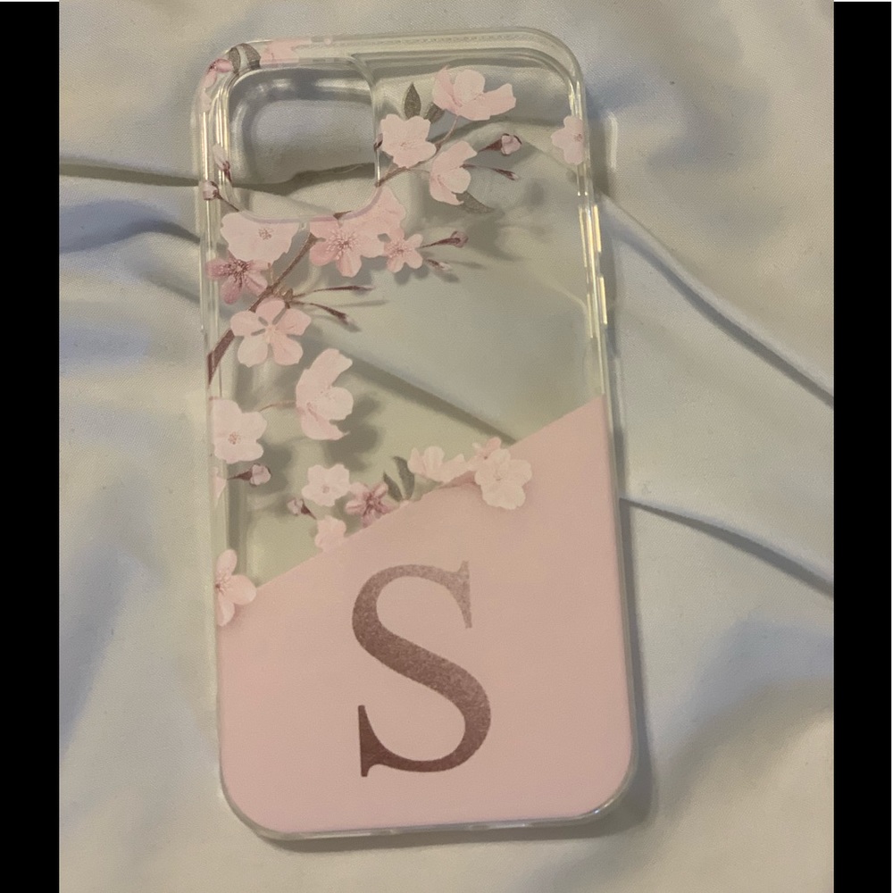 iPhone 12 Pro case with initial
